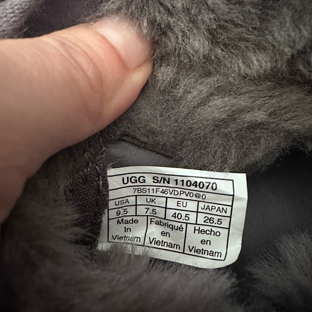 UGG Women's Charcoal High-Top Sneakers - Picture 3 of 9